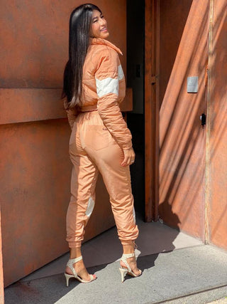 Peach bomber set